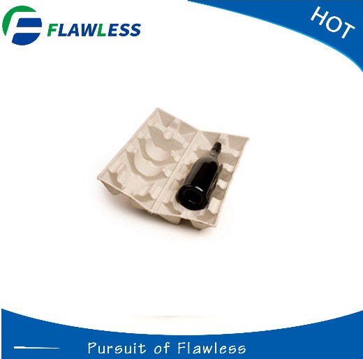 pulp molded wine bottle tray