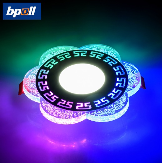 Competitive factory price  3+3w/6+3w/12+4w/18+6w ceiling plastic led panel light 