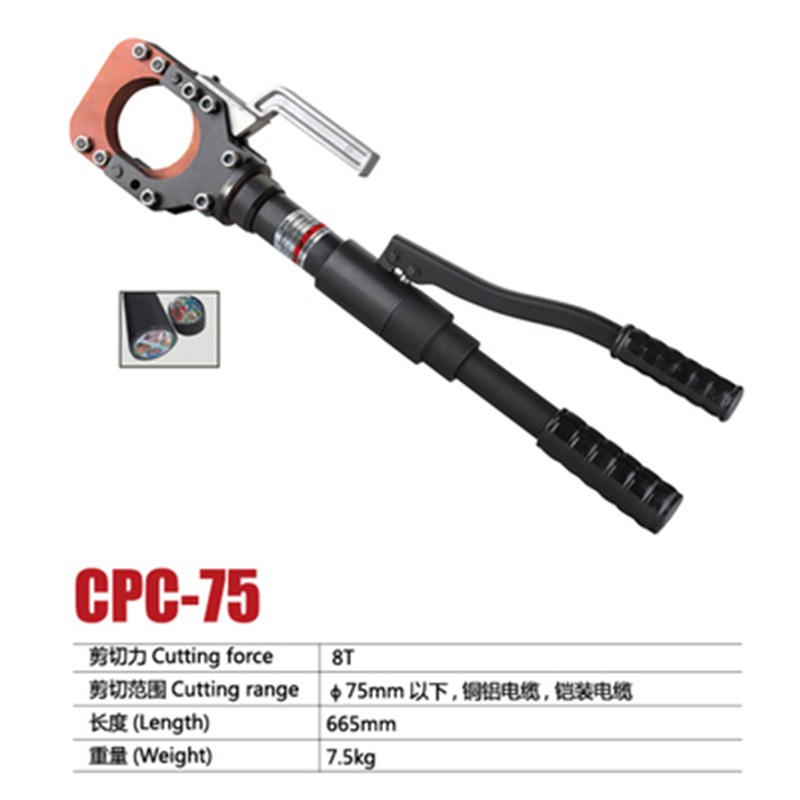 Split hydraulic scissors