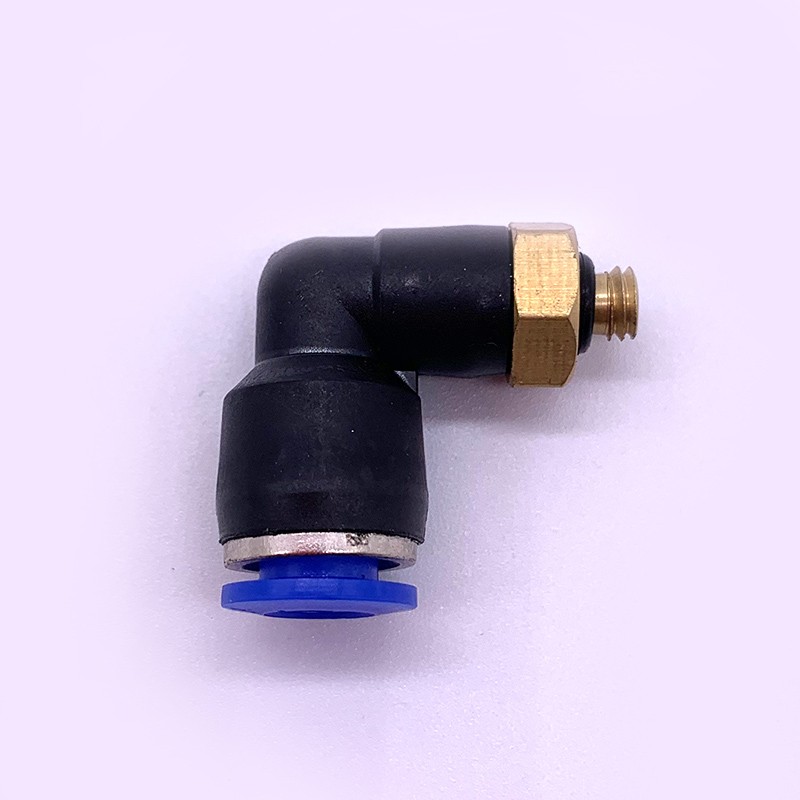 Pneumatic tube joint quick insert Plastic joint screw bend PL8-02/4-M5/6-01/10-04