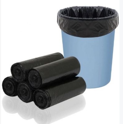 Plastic Bags Folded Trash Bags on Roll from Vietnam Factory