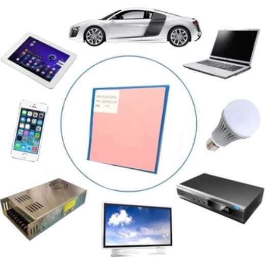 Thermal conductive silione rubber pad