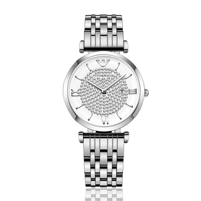 PUVOS starry sky light luxury waterproof diamond Watch