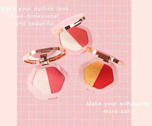 CHAVNK Double-color Repair Blush Highlighter