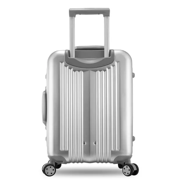 TSA customs lock business black all - aluminum durable trunk travel case