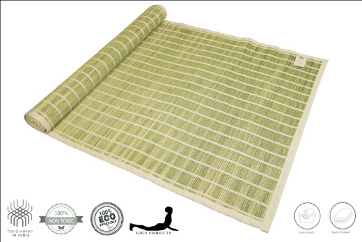 SHAKTHI - Darbha Grass Yoga Mat with Back Rubberized