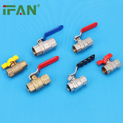IFAN ASTM D251OEM ODM Brass Ball Valve Customized Size 1/2"-1" Valve Balls Thread Connect Ball Valve
