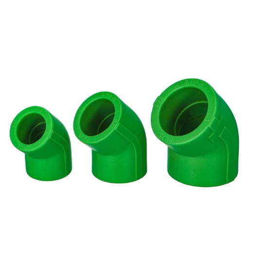 IFAN Hot Selling Plumbing Materials Polypropylene PPR 45 degree elbow