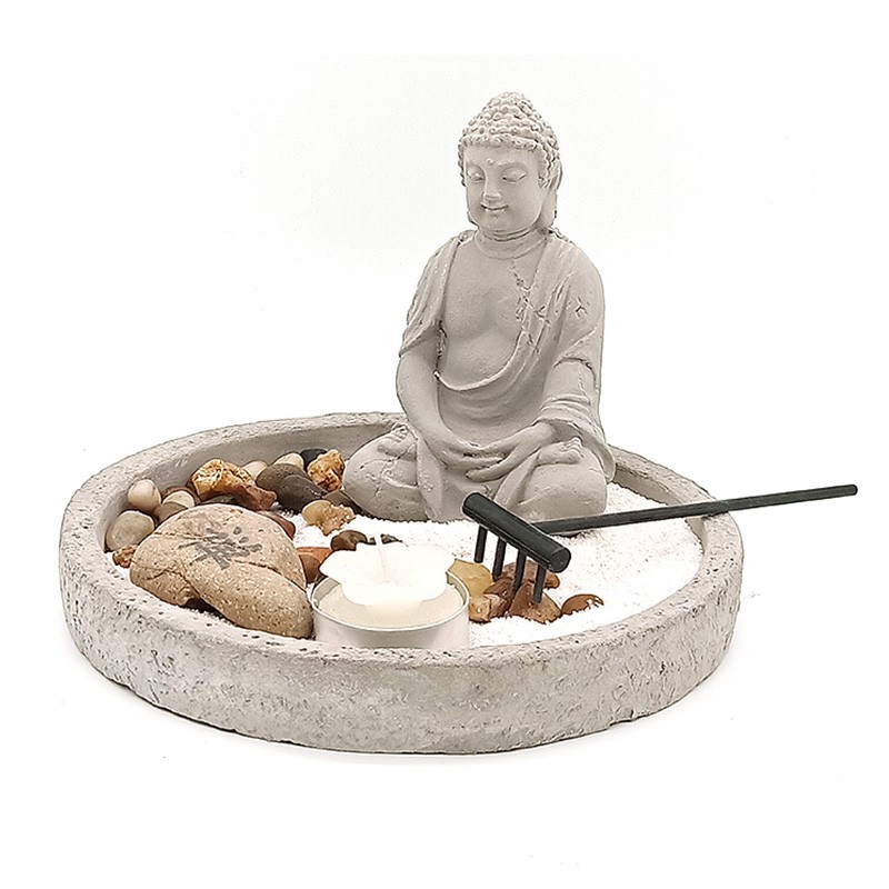 Xianju Yi can cement Buddha (a set) decorations, decorations