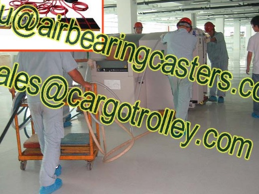 Air bearings casters solve your load moving problems easily