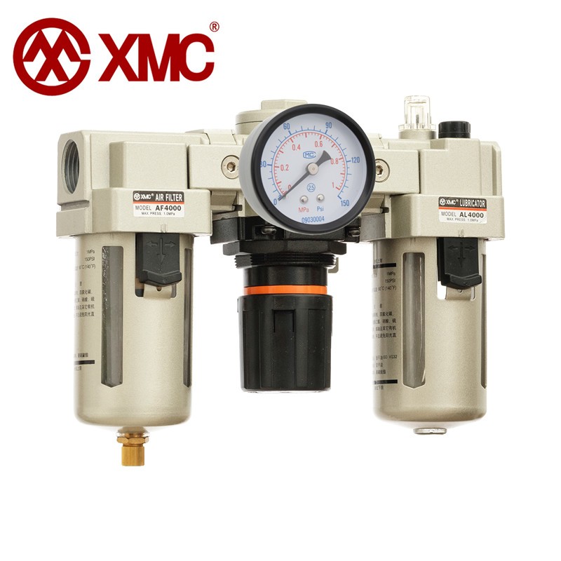 XMC AC4000-04 pneumatic FRL air processing unit modular combination G3/8 "for compressed air systems