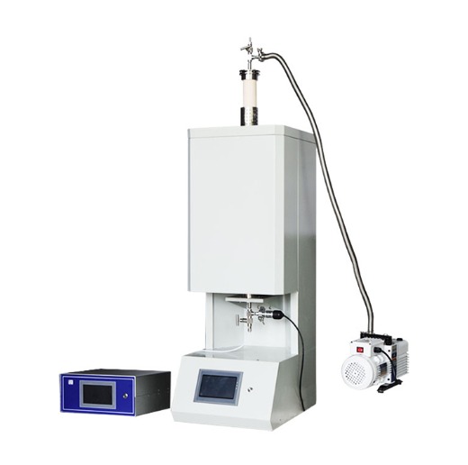 Lab 1600℃ Vertical Fluidized Bed Tube Furnace For Powder CVD Experiment