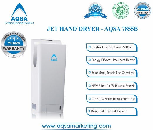 JET Hand Dryer (AQSA - 7855B)