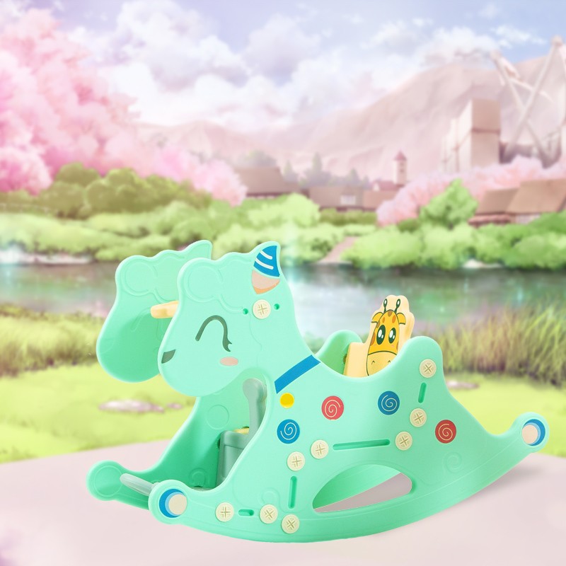 Baby rocking chair Horse multi-function learning to sit toy home baby-sitter pacifier