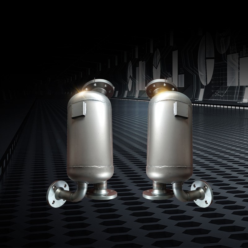 Top mounted vapor-liquid separator