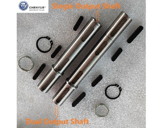 CHENYUE DAUL OUTPUT SHAFT MATCHING FOR WORM GEAR REDUCER NMRV063/ RW063 /VF063