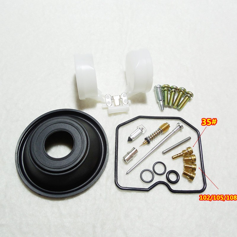 1989-1996 KPS Zephyr 400 Keihin Carburetor Repair Kit features vacuum diaphragm and float