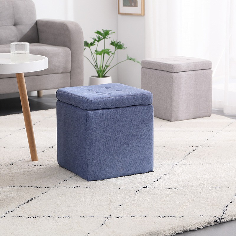 Change shoe stool shoe cabinet Household receives a stool in the doorway can sit type store object tries shoe stool small stool soft bag cushion low stool