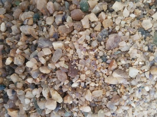 CaF2 80%min High purity Fluorspar sand