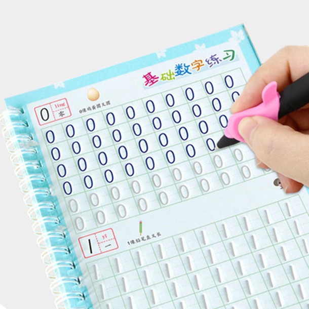 Children 3-8 years old kindergarten grooved calligraphy post pinyin strokes pre-school initiation full set of practice calligraphy paste this custom