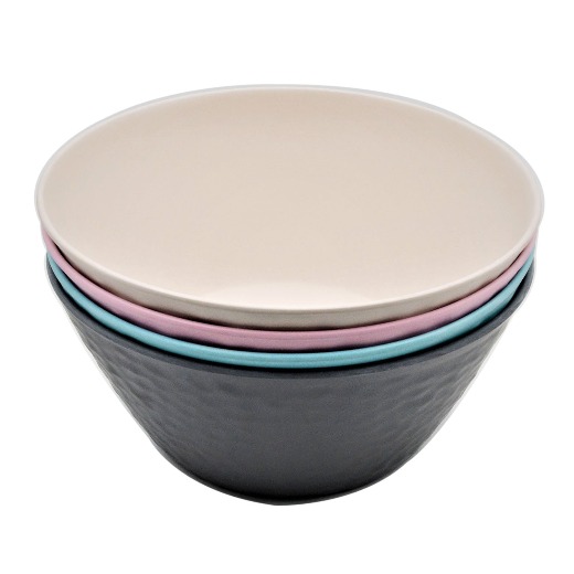 Coloful cartoon Reusable Eco Bamboo salad bowl