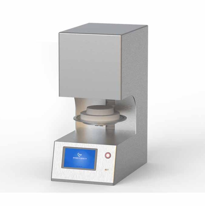 Desktop dental porcelain furnace for the processing of dental porcelain powder