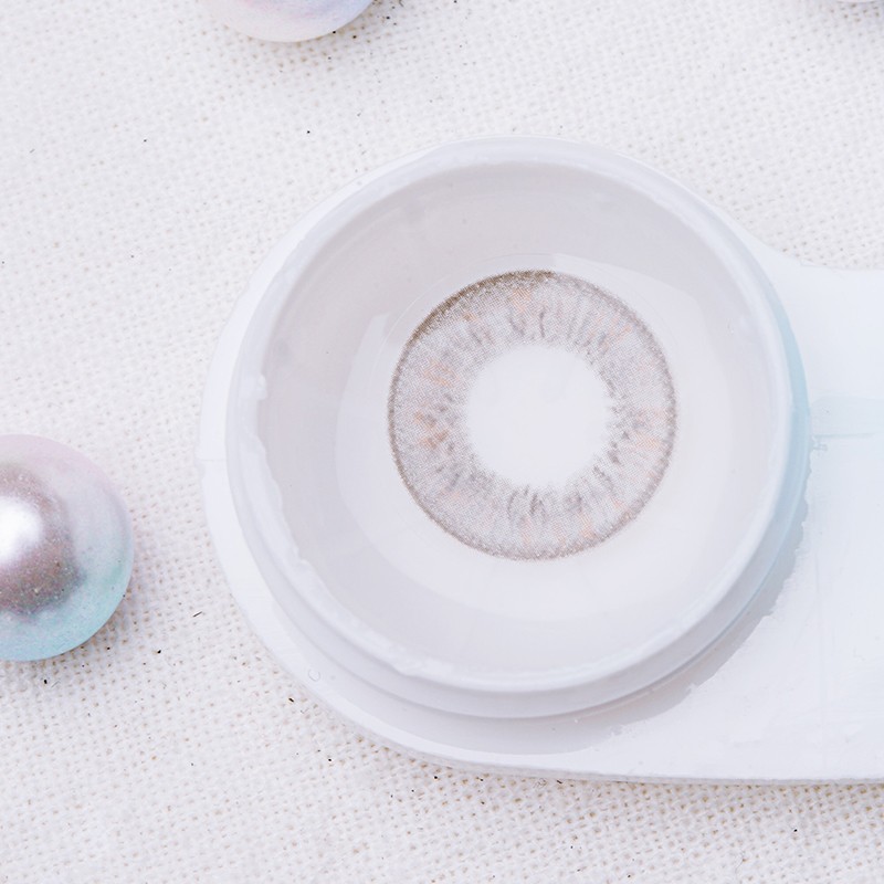Erdaylens fashion contact lens 1 piece per year soft hydrophilic contact lens deep-sea ash