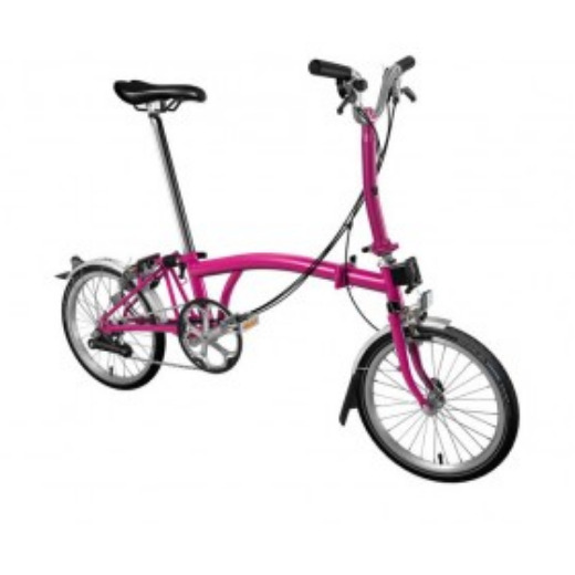 Brompton M6L 2020 Folding Bike Hot Pink (898)