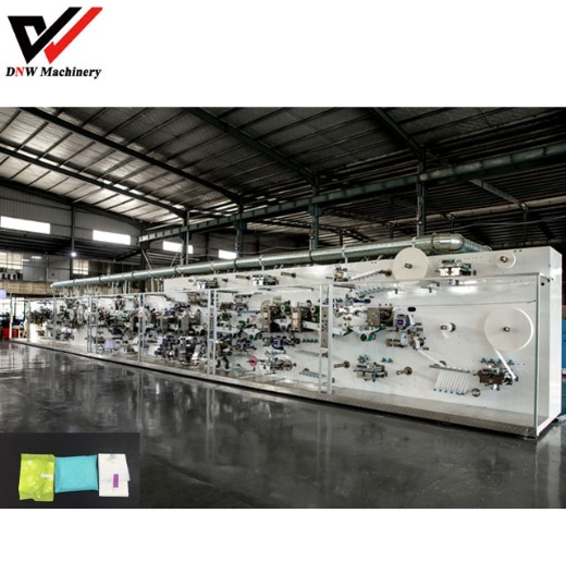 Straight Package Sanitary Napkin Making Machine