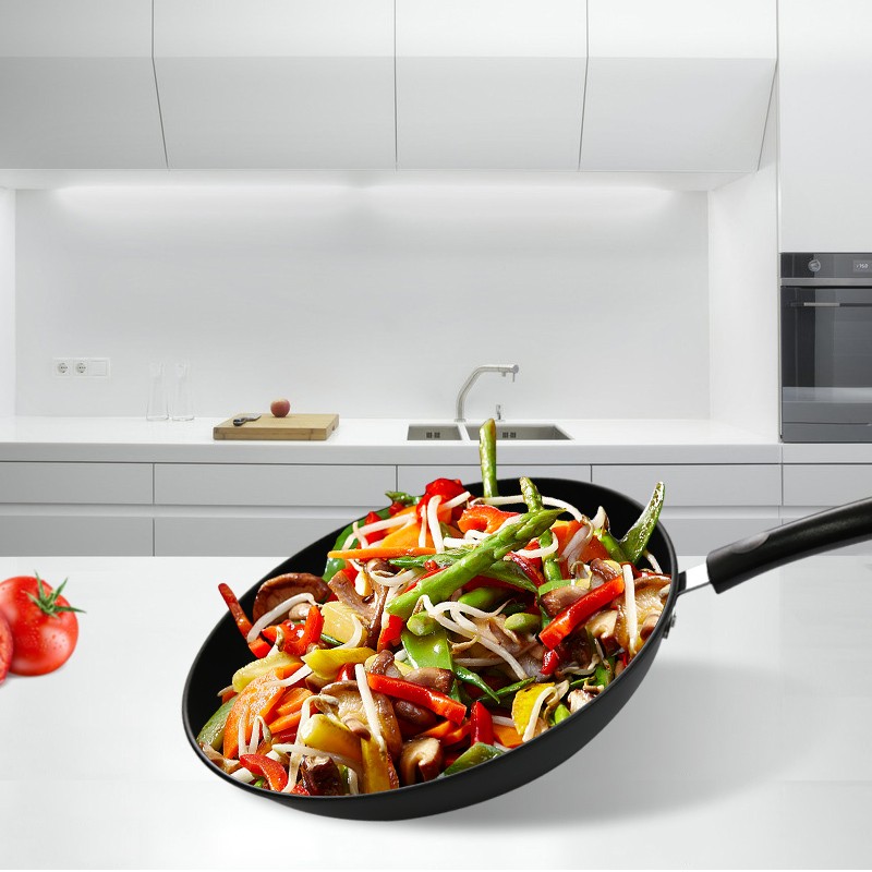 Maite stone frying pan non-stick iron pan multi-functional cooking induction cooker household gas cooker suitable for cooking