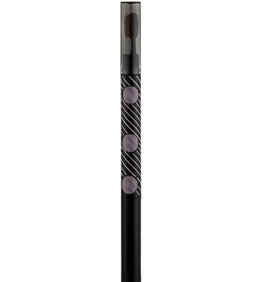 YD-001-B Two in one eyebrow pencil with toothbrush type soft brush