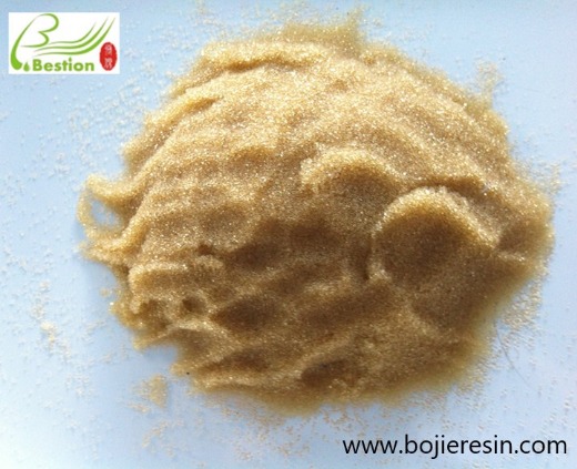 Hawthorn total saponin extraction resin