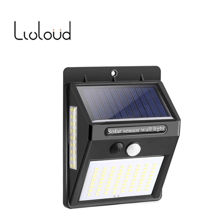 Portable waterproof solar sensor wall light for garden 
