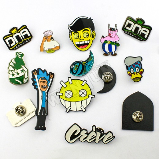 Rolling Lapel Pins Custom Enamel Pins Safty Pin