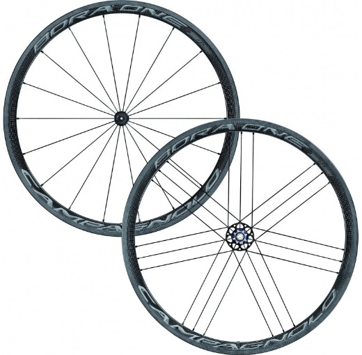 CAMPAGNOLO BORA ONE 35 DARK CLINCHER ROAD WHEELSET - (CV Fastracycles)