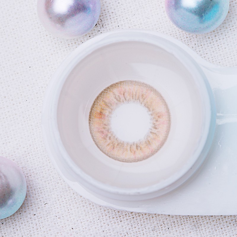Erdaylens fashion contact lenses 1 piece a year soft hydrophilic contact lens to the sun brown