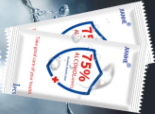 75% alcohol based wipes
