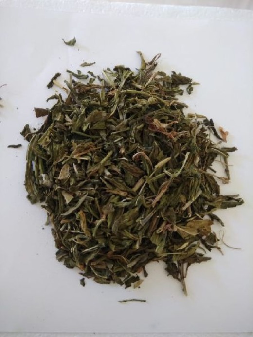 Vinca Rosea Dried Leaves