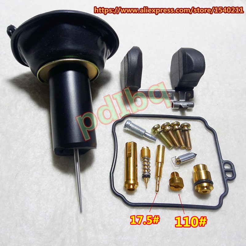 YM Virago XV250 Mikuni Carburetor Repair Kit Kit features plunger assembly and float