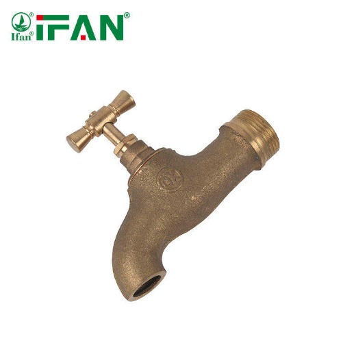IFAN Water Tap Brass Bibcock Yellow High Quality Brass Bibcock Free Sample Brass Bibcock