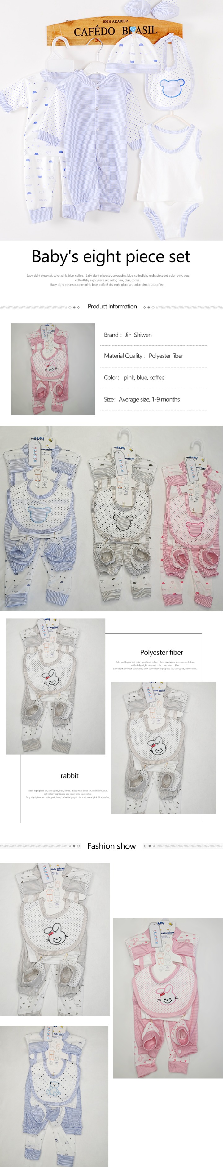 Baby eight piece suit