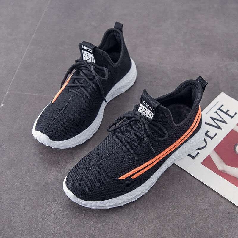 Sports casual fashion light fashion fly weave 20 new men's shoes