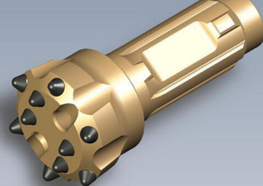 Down-the-hole drill bit low wind pressure suitable for open-pit mines, mining, slope protection, earth and stone blasting drilling, and low-pressure down-the-hole drilling rigs