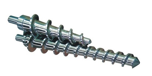 Rubber screw barrel