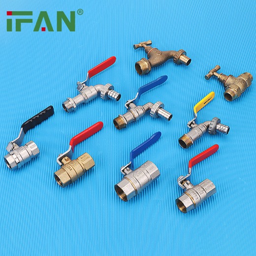 IFAN ASTM D25 OEM ODM Brass Ball Valve Customized Size 1/2"-2" Ball Valve Pipe Connector Valve Balls