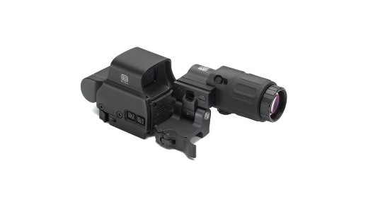 EOTECH HOLOGRAPHIC HYBRID GREEN DOT SIGHT W/ G33 MAGNIFIER AND STS MOUNT