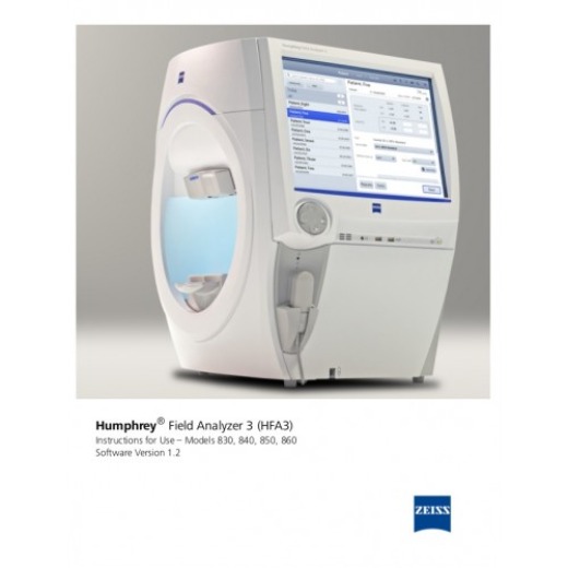 Zeiss Humphrey HFA 3/860 Field Analyzer / Perimeter, incl. RelEye, Liquid Trial Lens, Table, Printer, Keyboard & Mouse, NEW