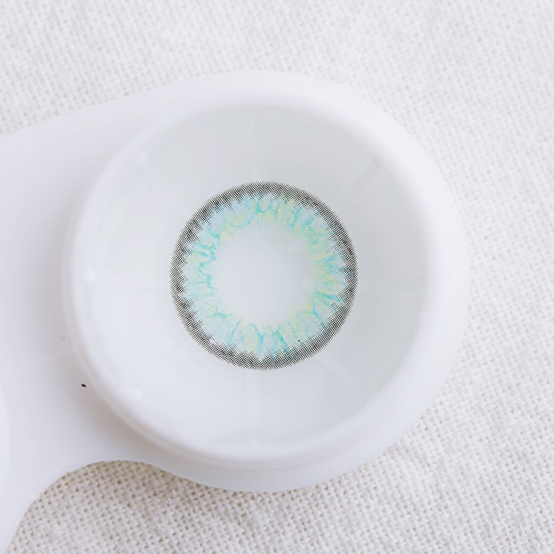 Erdaylens fashion contact lenses 1 piece per year soft hydrophilic contact lens whisper blue