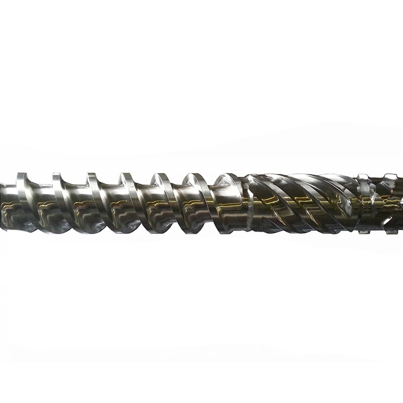 Single - screw vacuum - exhaust - type single - screw barrel for plastic processing