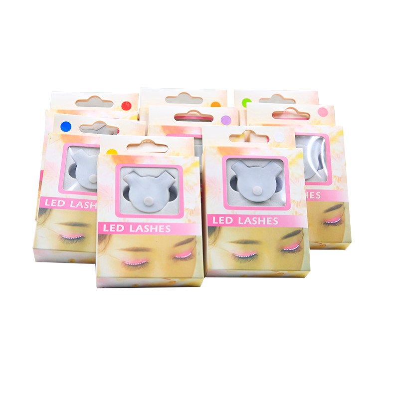 Luminous eyelash lamp, LED luminous false eyelashes, creative false eyelashes, eyelash paste, LED luminous false eyelashes for parties, etc